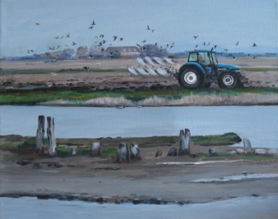 Ploegen Op Texel Acryl 460